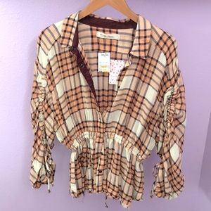 Free People button down shirt